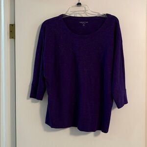 💜 Violet Cold Water Creek Knit Top